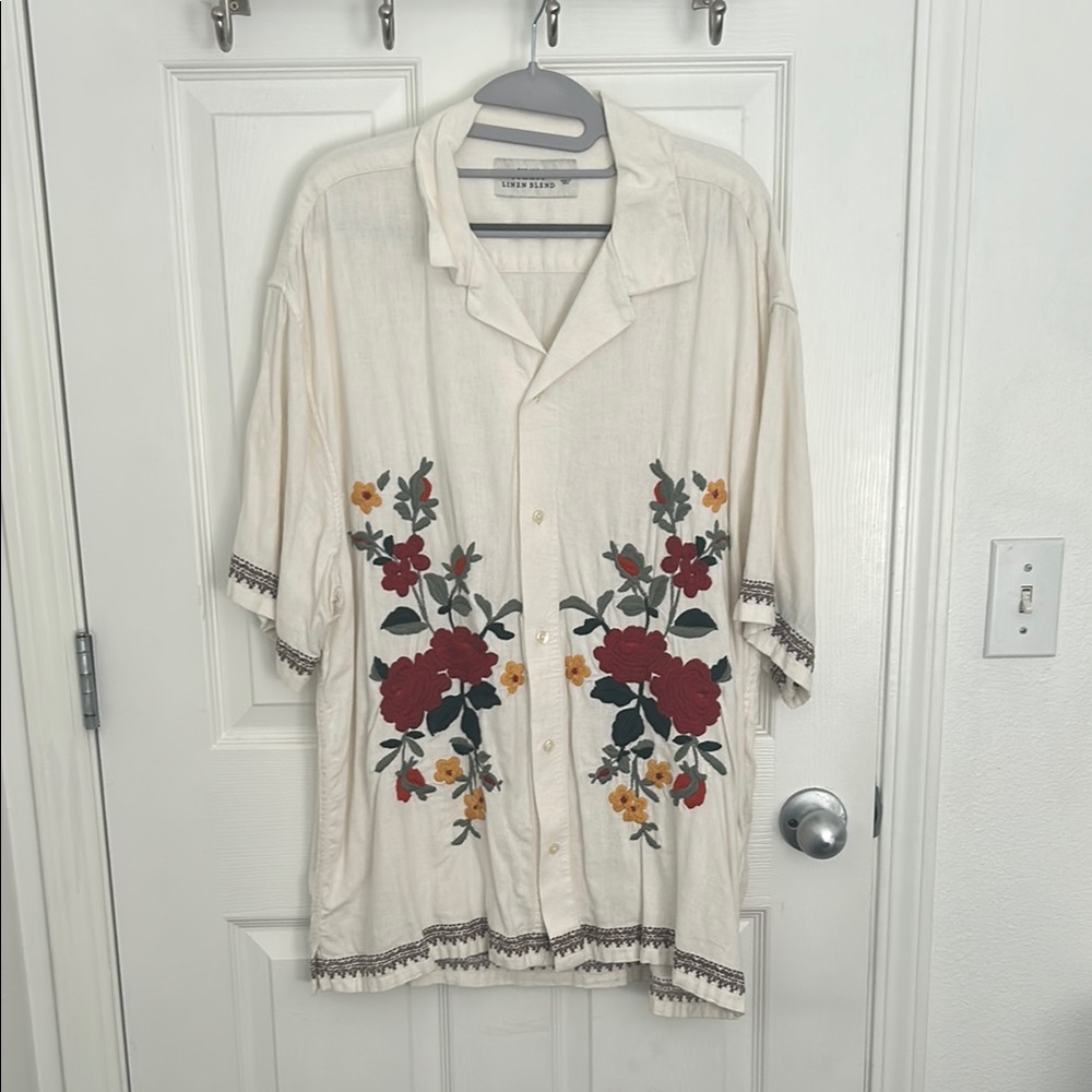 Abercrombie & Fitch XL Linen Blend Shirt